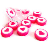 Herzbonbons lose