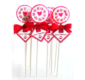 Herz mit Rosen-Lolly