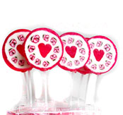 Herz mit Rosen-Lolly