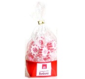 Schneeflocke-Bonbons im Päckchen